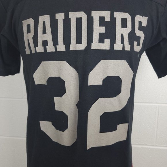 Vtg Rawlings Los Angeles Raiders Marcus Allen Tshirt Shirt Single Stitch USA M-L - Picture 3 of 11